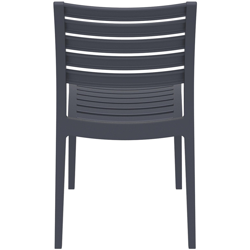 Chaise Ares, gris fonc?