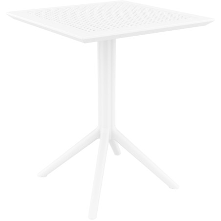 Table pliante rectangulaire Sky blanc