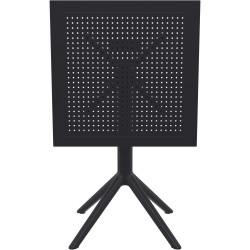 Table pliante rectangulaire Sky noir