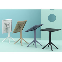Table pliante rectangulaire Sky noir