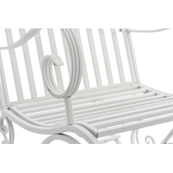 Ensemble de 2 fauteuils ? bascule blancs Smilla