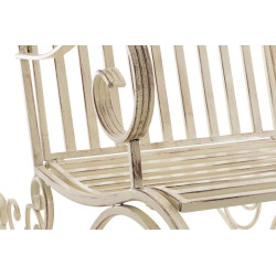 Ensemble de 2 fauteuils à bascule Smilla crème antique