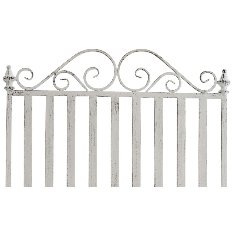 Set de 2 Mecedoras de hierro Smilla Blanco antiguo