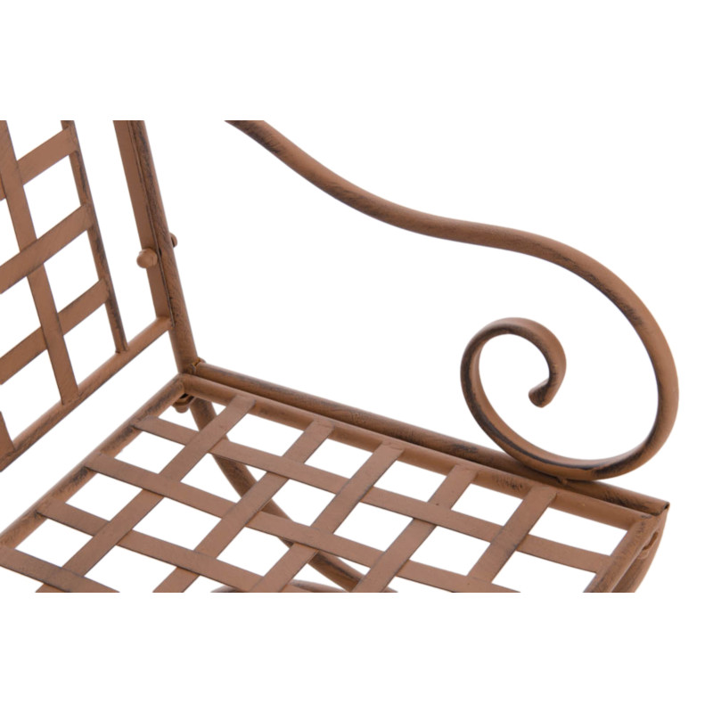 Ensemble de 4 chaises Lotta brun antique