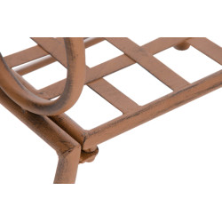 Ensemble de 4 chaises Lotta marron antique