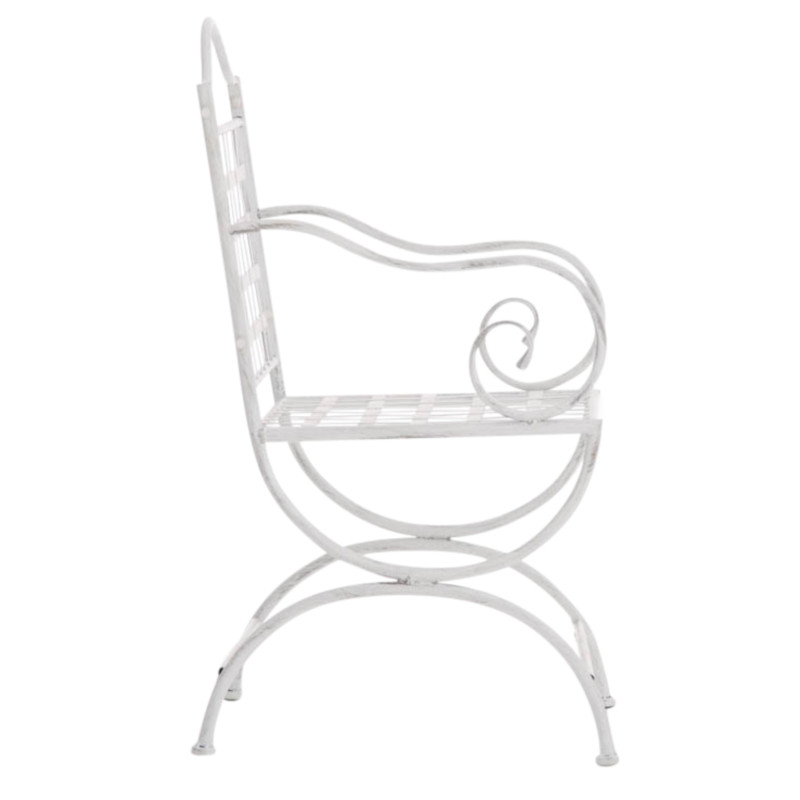 Ensemble de 4 chaises Lotta blanc antique