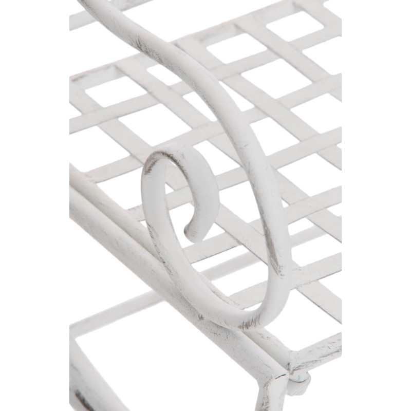 Juego De 4 Sillas Para Terraza Lotta Blanco antiguo