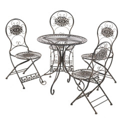 Ensemble de 2 chaises Mani, bronze