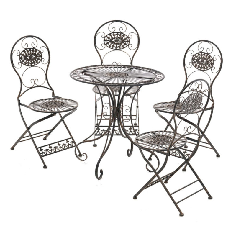 Ensemble de 2 chaises Mani, bronze