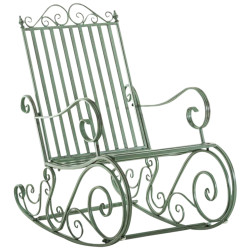 Ensemble de 2 fauteuils à bascule Smilla vert antique