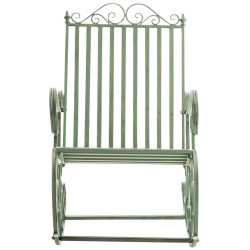 Ensemble de 2 fauteuils à bascule Smilla vert antique