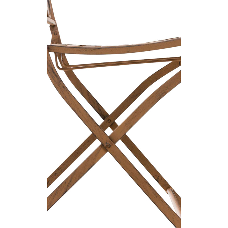 Ensemble de 2 chaises Sibell brun antique