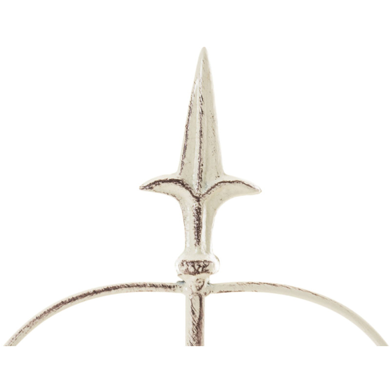 Ensemble de 4 clôtures de jardin pour bettes à carde crème antique