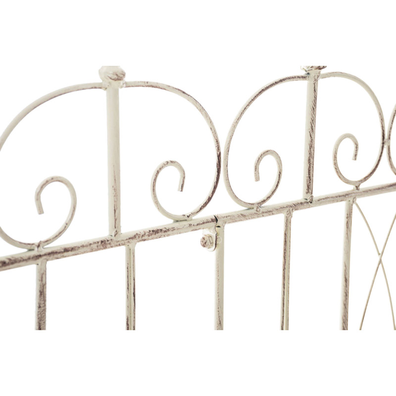 Ensemble de 4 clôtures de jardin pour bettes à carde crème antique