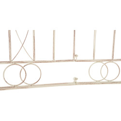 Ensemble de 4 clôtures de jardin pour bettes à carde crème antique