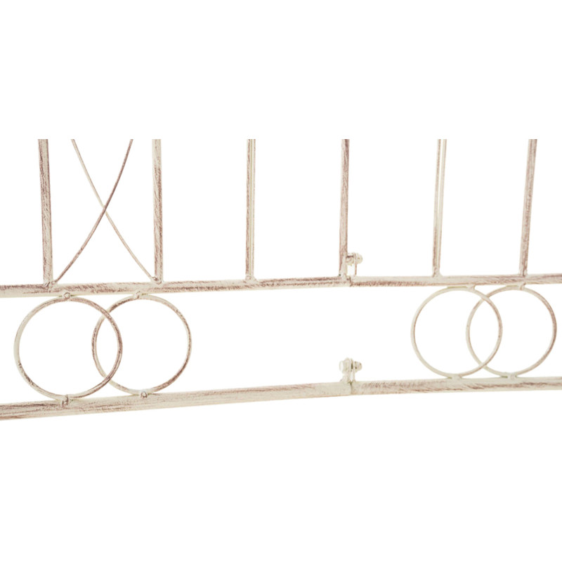 Ensemble de 4 clôtures de jardin pour bettes à carde crème antique