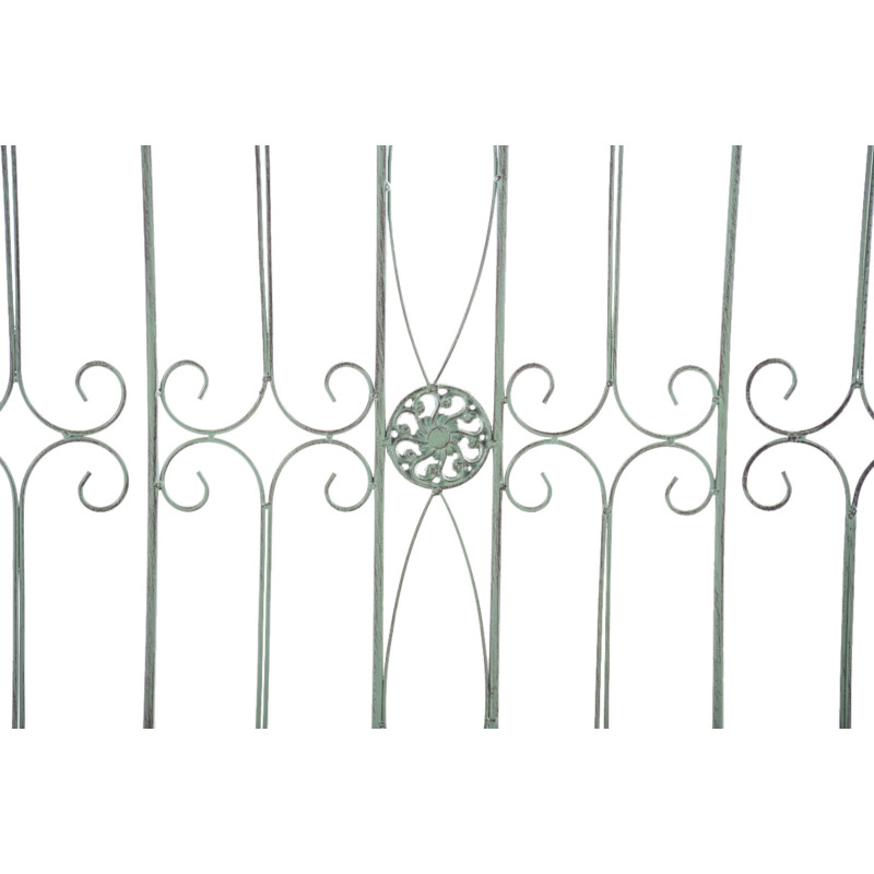 Ensemble de 4 clôtures de jardin pour bettes à carde vert antique