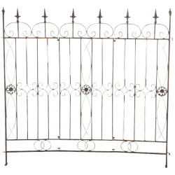 set de 4 Vallas de jardín Mangold Bronce