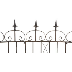 set de 4 Vallas de jardín Mangold Bronce