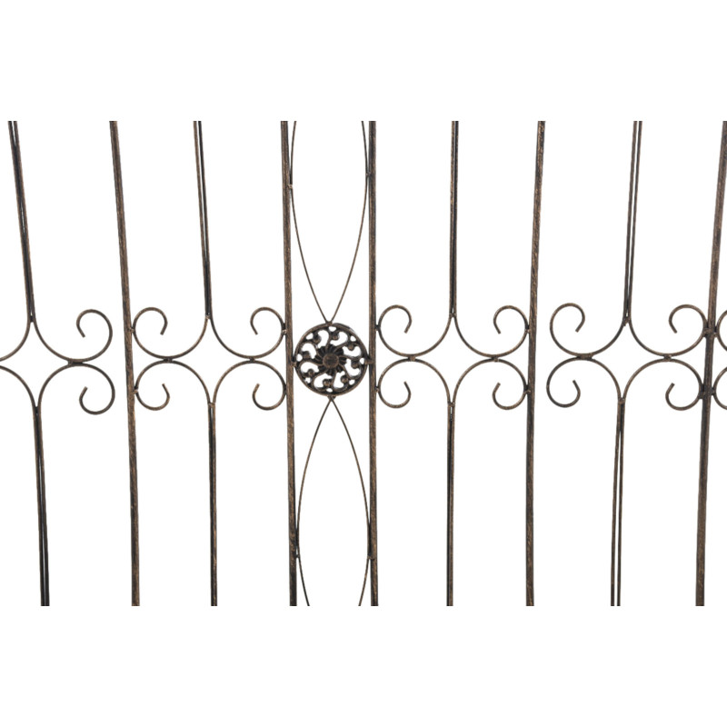Ensemble de 4 cl?tures de jardin, bronze Mangold
