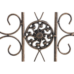 Ensemble de 4 clôtures de jardin pour bettes à carde bronze