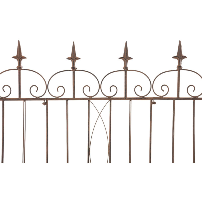 set de 4 Vallas de jardín Mangold Marrón antiguo