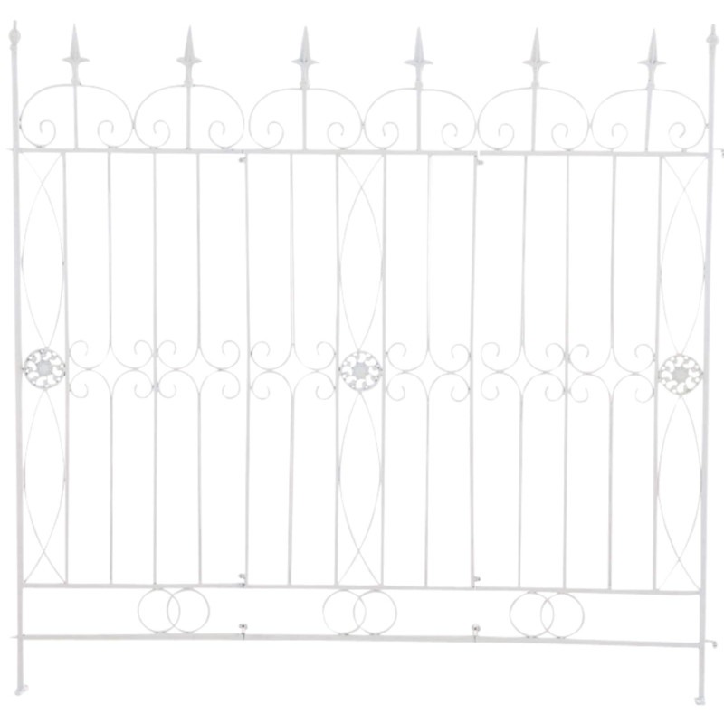 set de 4 Vallas de jardín Mangold Blanco