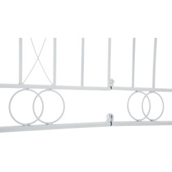 set de 4 Vallas de jardín Mangold Blanco