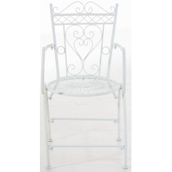 Ensemble de 2 chaises Sheela, blanches