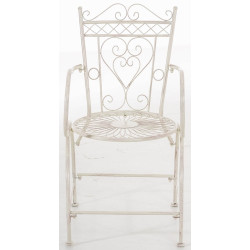 Ensemble de 2 chaises Sheela crème antique