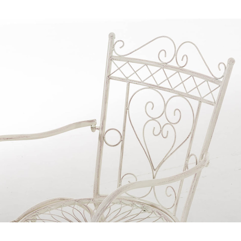 Ensemble de 2 chaises Sheela cr?me antique