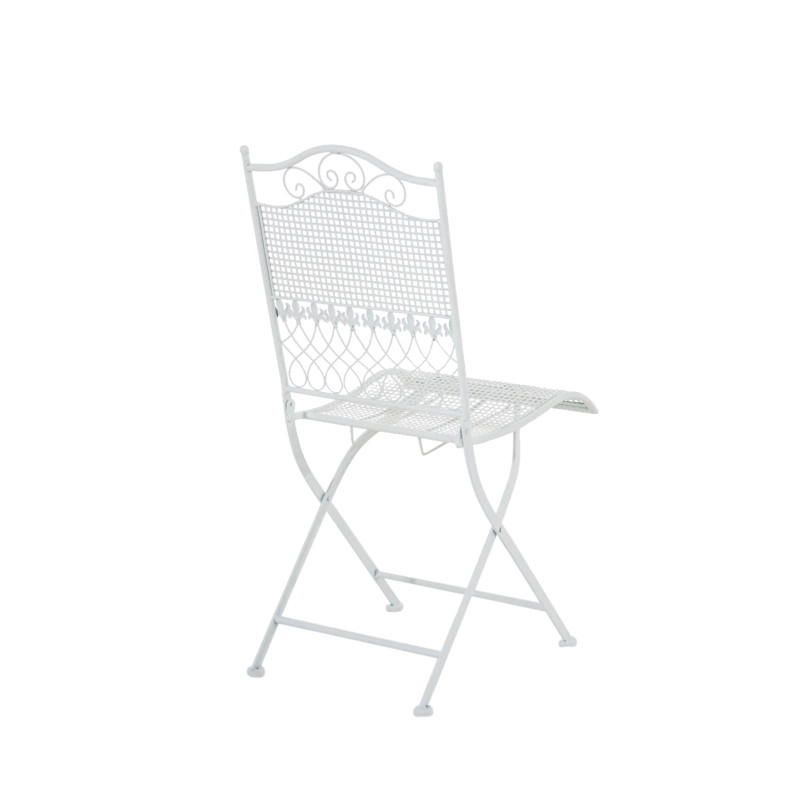 Ensemble de 2 chaises de jardin Kiran blanc