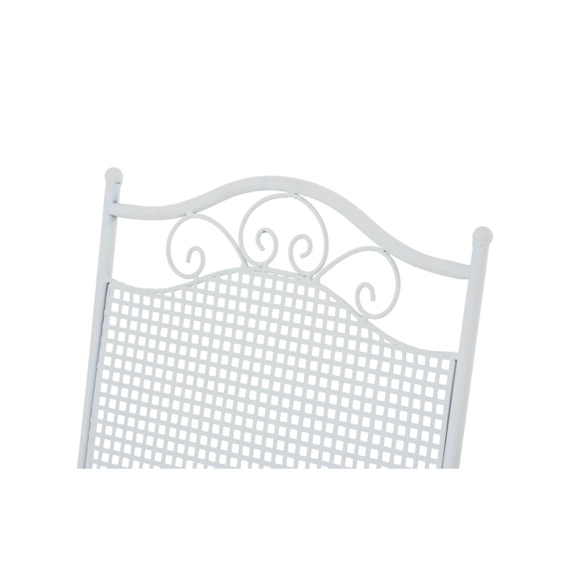 Ensemble de 2 chaises de jardin Kiran blanc