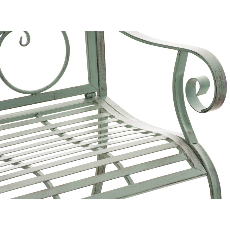 Ensemble de 2 chaises de jardin du Pendjab vert antique