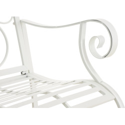 Ensemble de 2 chaises de jardin du Pendjab blanc