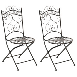 Ensemble de 2 chaises Indra bronze