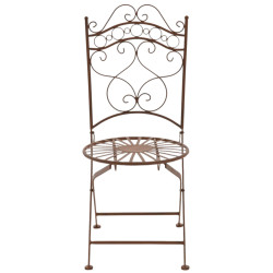 Ensemble de 2 chaises Indra brun antique