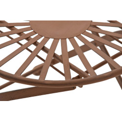 Ensemble de 2 chaises Indra brun antique