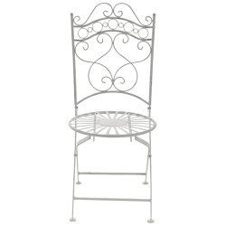 Ensemble de 2 chaises Indra blanc antique