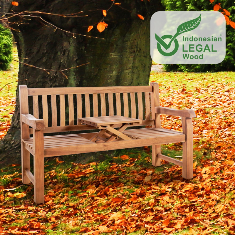 Banc en teck Orlando 150 cm teck