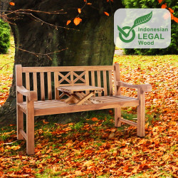 Banc en teck Luka 150 cm teck