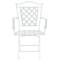 Ensemble de 2 chaises Adara blanc