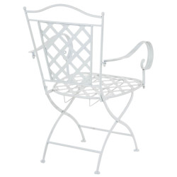 Ensemble de 2 chaises Adara, blanches