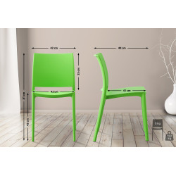 Silla de jardín Meton Verde