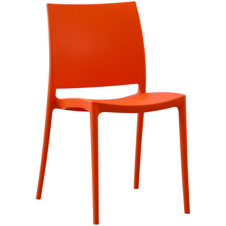 Chaise Meton orange