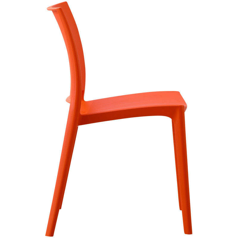 Chaise Meton orange