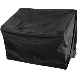 Housse pour banc de jardin de 120 cm noir