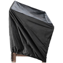 Housse pour banc de jardin de 120 cm noir