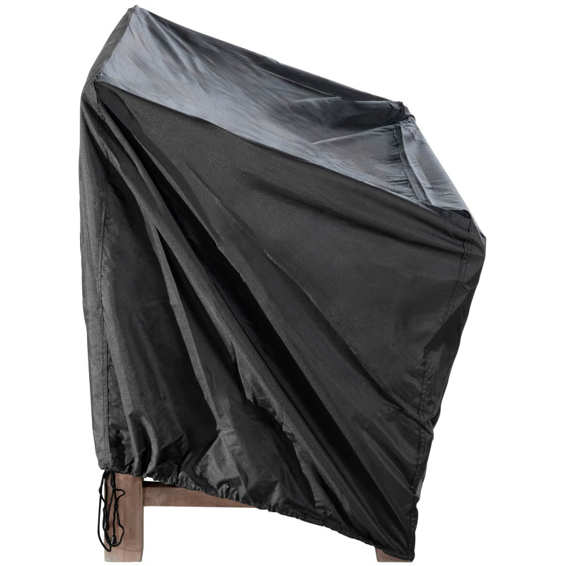 Housse pour banc de jardin de 120 cm noir