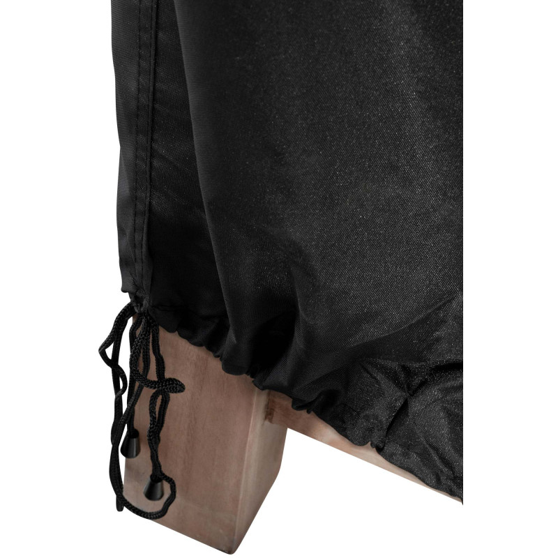 Housse pour banc de jardin de 120 cm noir